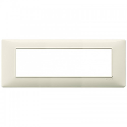 Vimar Plana Abdeckrahmen 7 Module Farbe Beige 14657.03 Vimar Plana Abdeckrahmen 7 Module Farbe Beige 14657.03