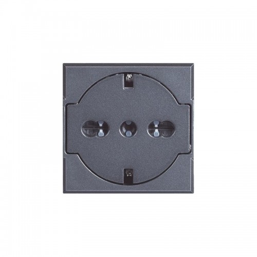 Bticino Axolute FLAT Schuko-Steckdose mit Schutzart Anthrazit 10/16A HS4140/16F Bticino Axolute FLAT Schuko-Steckdose mit Schutzart Anthrazit 10/16A HS4140/16F