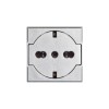 Bticino Axolute FLAT Schuko-Steckdose mit Absicherung Tech 10/16A HC4140/16F Bticino Axolute FLAT Schuko-Steckdose mit Absicherung Tech 10/16A HC4140/16F