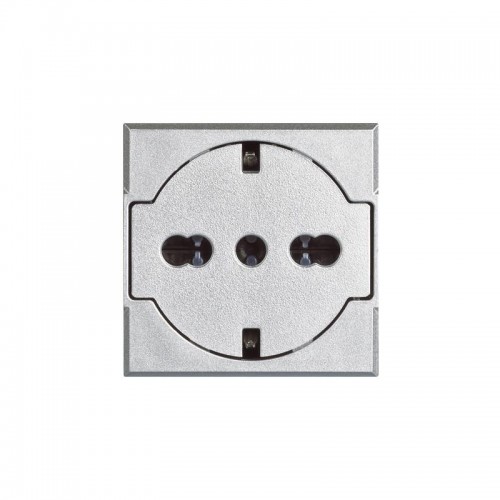 Bticino Axolute FLAT Schuko-Steckdose mit Absicherung Tech 10/16A HC4140/16F Bticino Axolute FLAT Schuko-Steckdose mit Absicherung Tech 10/16A HC4140/16F