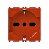 Vimar Plana Schuko-Steckdose 10/16A Farbe Rot 14210.R Vimar Plana Schuko-Steckdose 10/16A Farbe Rot 14210.R