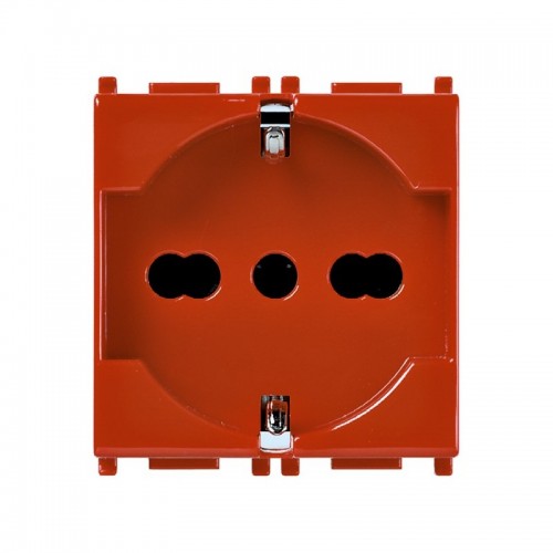 Vimar Plana Schuko-Steckdose 10/16A Farbe Rot 14210.R Vimar Plana Schuko-Steckdose 10/16A Farbe Rot 14210.R