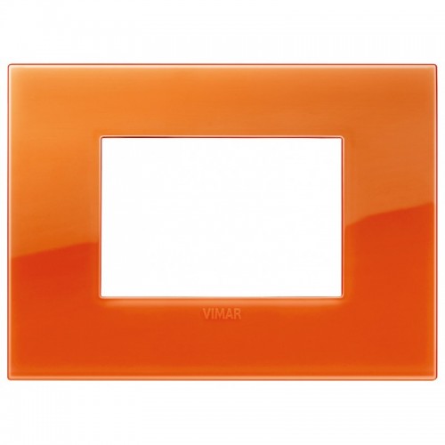Platte Vimar Arke 3 Module klassisch reflex orange 19653.63 Platte Vimar Arke 3 Module klassisch reflex orange 19653.63