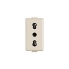 Bticino Matix Standard Steckdose TT Elfenbeinfarbe 10/16A A5180 Bticino Matix Standard Steckdose TT Elfenbeinfarbe 10/16A A5180