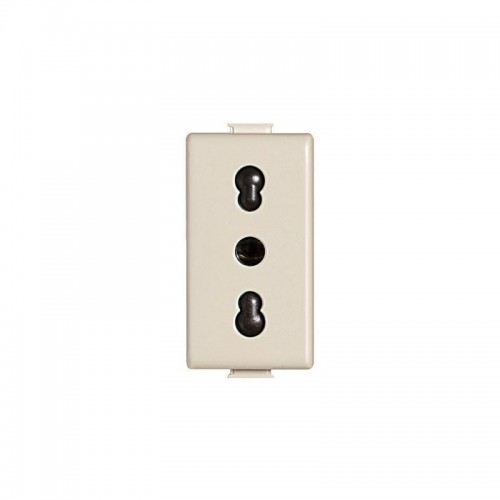 Bticino Matix Standard Steckdose TT Elfenbeinfarbe 10/16A A5180 Bticino Matix Standard Steckdose TT Elfenbeinfarbe 10/16A A5180