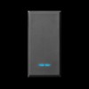 Schalter Ave Tekla schwarz 1P 16AX mildot 445001 Schalter Ave Tekla schwarz 1P 16AX mildot 445001