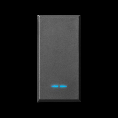 Schalter Ave Tekla schwarz 1P 16AX mildot 445001 Schalter Ave Tekla schwarz 1P 16AX mildot 445001