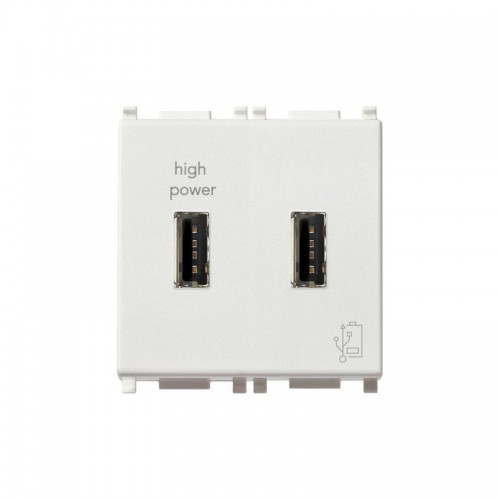 Vimar Plana USB-Steckdose 5V 2x1A 14295 Vimar Plana USB-Steckdose 5V 2x1A 14295