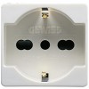 Gewiss System Zweifach-Schukosteckdose 10/16A GW20246 Gewiss System Zweifach-Schukosteckdose 10/16A GW20246