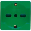 Gewiss system unel Deutsche Steckdose 10/16A grün GW20282 Gewiss system unel Deutsche Steckdose 10/16A grün GW20282
