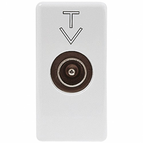 Gewiss TV-Steckdose 5dB Durchschleifsystem GW20386 Gewiss TV-Steckdose 5dB Durchschleifsystem GW20386