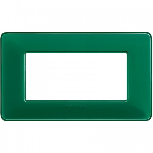 Bticino Matix Abdeckrahmen 4 Module Farbe Smaragd AM4804CVS Bticino Matix Abdeckrahmen 4 Module Farbe Smaragd AM4804CVS