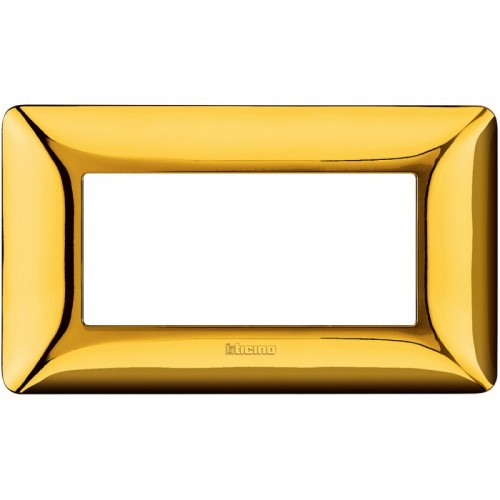 Bticino Matix Abdeckrahmen 4 Module Farbe Gold glänzend AM4804GOR Bticino Matix Abdeckrahmen 4 Module Farbe Gold glänzend AM4804GOR