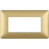 Bticino Matix Abdeckrahmen 4 Module Farbe Gold AM4804MGL Bticino Matix Abdeckrahmen 4 Module Farbe Gold AM4804MGL