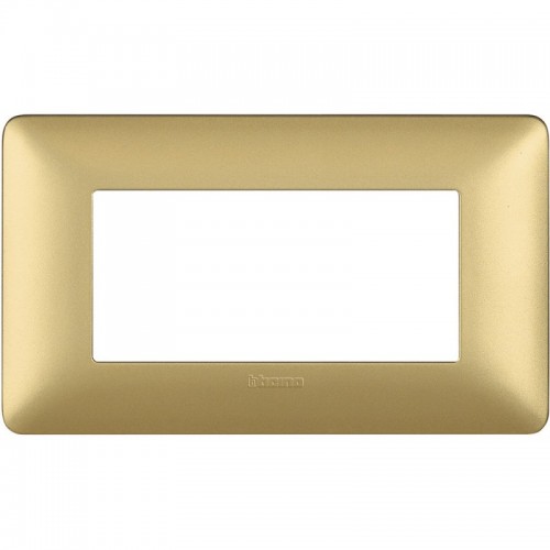 Bticino Matix Abdeckrahmen 4 Module Farbe Gold AM4804MGL Bticino Matix Abdeckrahmen 4 Module Farbe Gold AM4804MGL