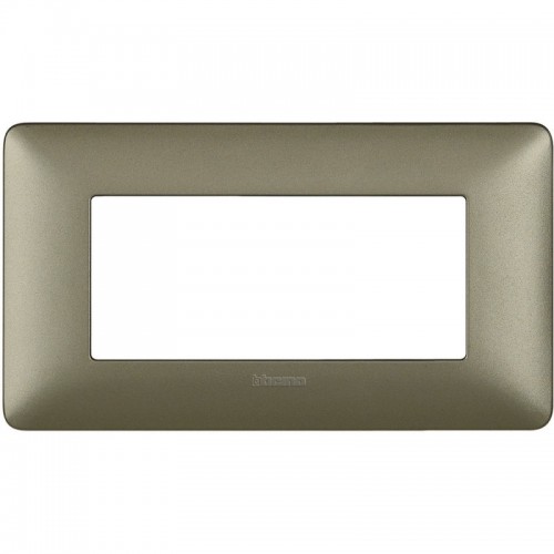 Bticino Matix Abdeckrahmen 4 Module Farbe Titanium AM4804MTA