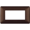 Bticino Matix Abdeckrahmen 4 Module Farbe Kaffeebraun AM4804TGG Bticino Matix Abdeckrahmen 4 Module Farbe Kaffeebraun AM4804TGG