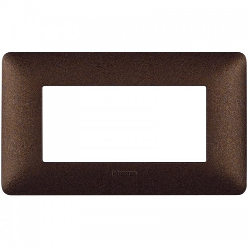 Bticino Matix Abdeckrahmen 4 Module Farbe Kaffeebraun AM4804TGG Bticino Matix Abdeckrahmen 4 Module Farbe Kaffeebraun AM4804TGG