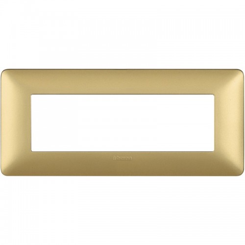 Bticino Matix Abdeckrahmen 6 Module Farbe Gold AM4806MGL Bticino Matix Abdeckrahmen 6 Module Farbe Gold AM4806MGL