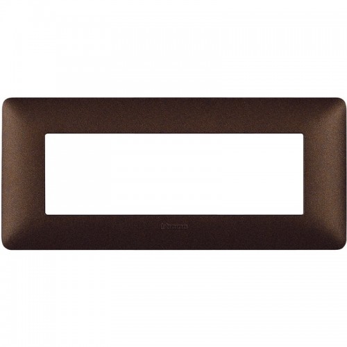 Bticino Matix Abdeckrahmen 6 Module Farbe Kaffeebraun AM4806TGG Bticino Matix Abdeckrahmen 6 Module Farbe Kaffeebraun AM4806TGG