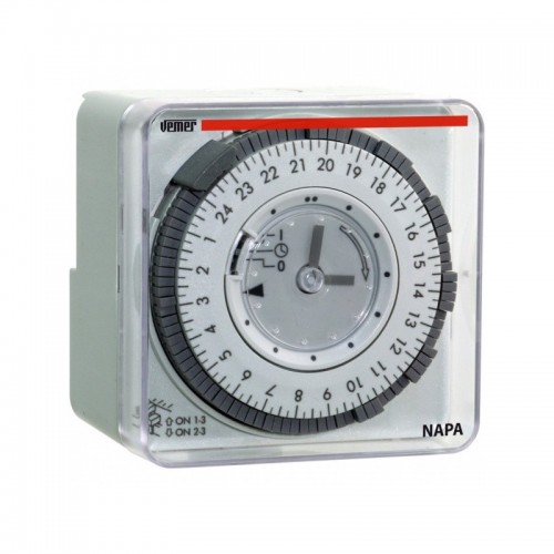 Vemer elektromechanische Tageszeitschaltuhr VP884100 Vemer elektromechanische Tageszeitschaltuhr VP884100