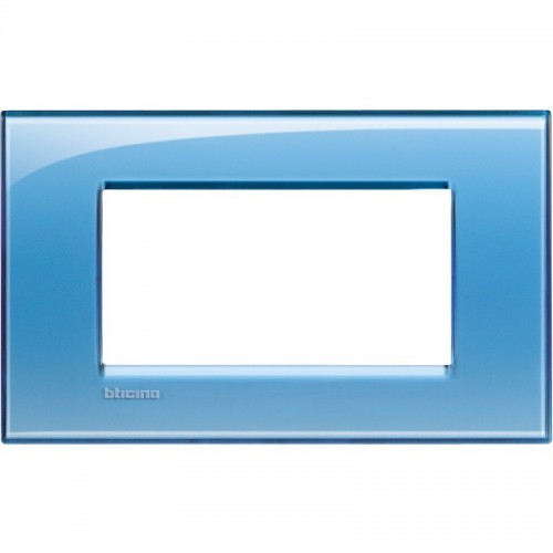 Bticino Livinglight Abdeckrahmen 4 Module tiefblau LNA4804AD Bticino Livinglight Abdeckrahmen 4 Module tiefblau LNA4804AD