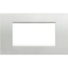 Bticino Livinglight Abdeckrahmen 4 Module silbern LNA4804AG Bticino Livinglight Abdeckrahmen 4 Module silbern LNA4804AG