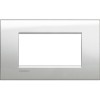 Bticino Livinglight Abdeckrahmen 4 Module mond silber LNA4804GL Bticino Livinglight Abdeckrahmen 4 Module mond silber LNA4804GL