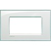 Bticino Livinglight Abdeckrahmen 4 Module aquamarinfarben LNA4804KA Bticino Livinglight Abdeckrahmen 4 Module aquamarinfarben LNA4804KA