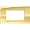 Bticino Livinglight Abdeckrahmen 4 Module gelb LNA4804OA Bticino Livinglight Abdeckrahmen 4 Module gelb LNA4804OA
