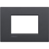 Bticino Wohnraumleuchte Platte AIR 3 Module anthrazit LNC4803AR Bticino Wohnraumleuchte Platte AIR 3 Module anthrazit LNC4803AR
