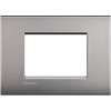 Bticino Wohnraumleuchte Platte AIR 3 Module nickel satiniert LNC4803NK Bticino Wohnraumleuchte Platte AIR 3 Module nickel satiniert LNC4803NK