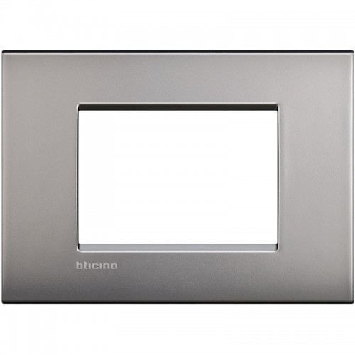 Bticino Wohnraumleuchte Platte AIR 3 Module nickel satiniert LNC4803NK Bticino Wohnraumleuchte Platte AIR 3 Module nickel satiniert LNC4803NK