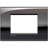 Bticino Wohnraumleuchte Platte AIR 3 Module Zinn poliert LNC4803PT Bticino Wohnraumleuchte Platte AIR 3 Module Zinn poliert LNC4803PT