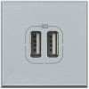 Bticino Axolute 2 Module HC4285C2 USB-Ladesteckdose Bticino Axolute 2 Module HC4285C2 USB-Ladesteckdose