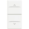 Bticino Axolute Doppeltaste Weiß HD4037 Bticino Axolute Doppeltaste Weiß HD4037