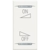 Bticino Axolute On-Off Abdeckung mit Siebdruck HD4911AI Bticino Axolute On-Off Abdeckung mit Siebdruck HD4911AI