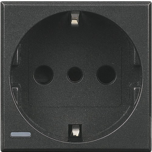 Bticino Axolute 16A Schuko-Steckdose HS4140 Bticino Axolute 16A Schuko-Steckdose HS4140