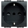 Bticino Wohnraumleuchte Schuko-Steckdose 2+T L4140 Bticino Wohnraumleuchte Schuko-Steckdose 2+T L4140