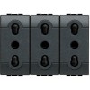 Bticino Wohnleuchte Dreifachsteckdose L4180/3 Bticino Wohnleuchte Dreifachsteckdose L4180/3