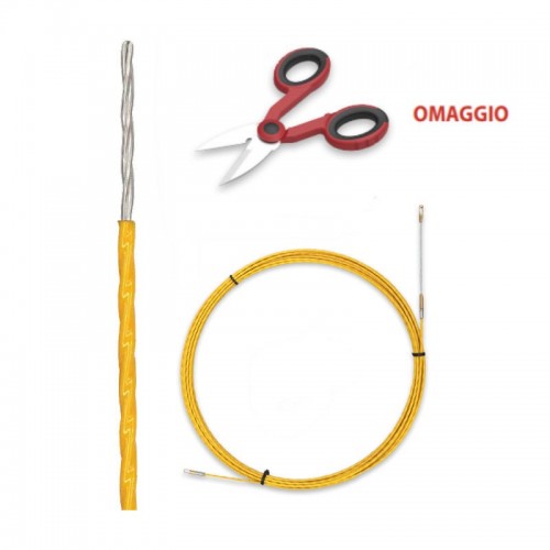 Arnocanali Spiralsonde Kit 20 Meter mit Schere AI3.020F Arnocanali Spiralsonde Kit 20 Meter mit Schere AI3.020F