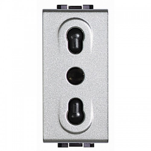 Bticino Livinglight Tech Zweipolige Steckdose NT4180 Bticino Livinglight Tech Zweipolige Steckdose NT4180
