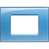 Bticino Livinglight Abdeckrahmen 3 Module deep blau LNA4803AD Bticino Livinglight Abdeckrahmen 3 Module deep blau LNA4803AD