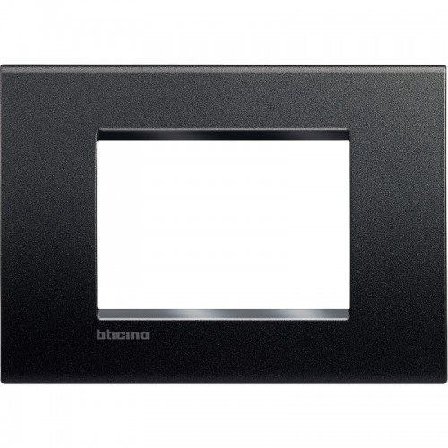 Bticino Livinglight Abdeckrahmen 3 Module anthrazitgrau LNA4803AR Bticino Livinglight Abdeckrahmen 3 Module anthrazitgrau LNA4803AR