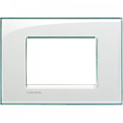 Bticino Livinglight Abdeckrahmen 3 Module aquamarinfarben LNA4803KA Bticino Livinglight Abdeckrahmen 3 Module aquamarinfarben LNA4803KA
