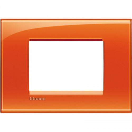 Bticino Livinglight Abdeckrahmen 3 Module tieforange LNA4803OD Bticino Livinglight Abdeckrahmen 3 Module tieforange LNA4803OD