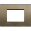 Bticino Livinglight Abdeckrahmen 3 Module square LNA4803SQ Bticino Livinglight Abdeckrahmen 3 Module square LNA4803SQ