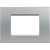 Bticino Livinglight Abdeckrahmen 3 Module Tech grau LNA4803TE Bticino Livinglight Abdeckrahmen 3 Module Tech grau LNA4803TE