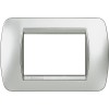 Bticino Livinglight international Abdeckrahmen 3 Module Tech grau L4803TE Bticino Livinglight international Abdeckrahmen 3 Module Tech grau L4803TE