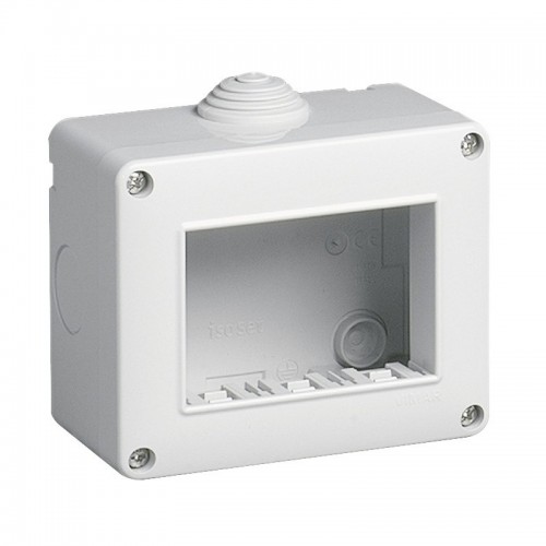 Aufputzdose Urmet Simon IP40 3 Module grau 12403 Aufputzdose Urmet Simon IP40 3 Module grau 12403